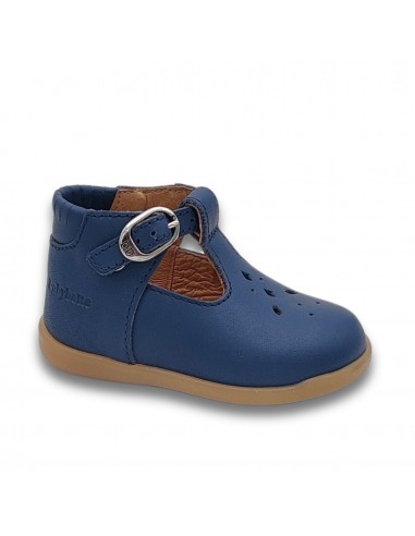 Bottines Paris semi-ouverte bleu