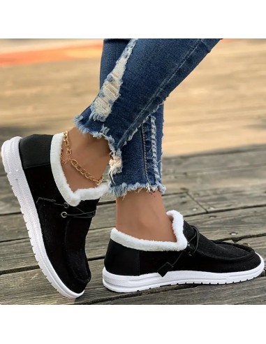 Chaussures confortable à doublure polaire pour femmes