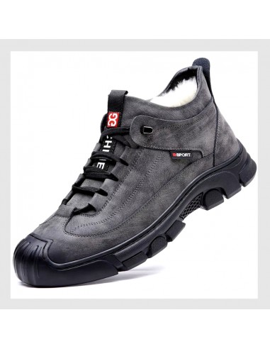 Chaussures en cuir chaud rembourrées pour hommes