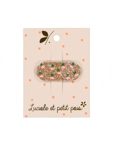 Barrette mini cerises roses