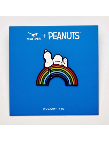 Snoopy Enamel Pin - Rainbow