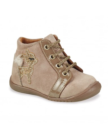 Bottines Bichette Beige Or